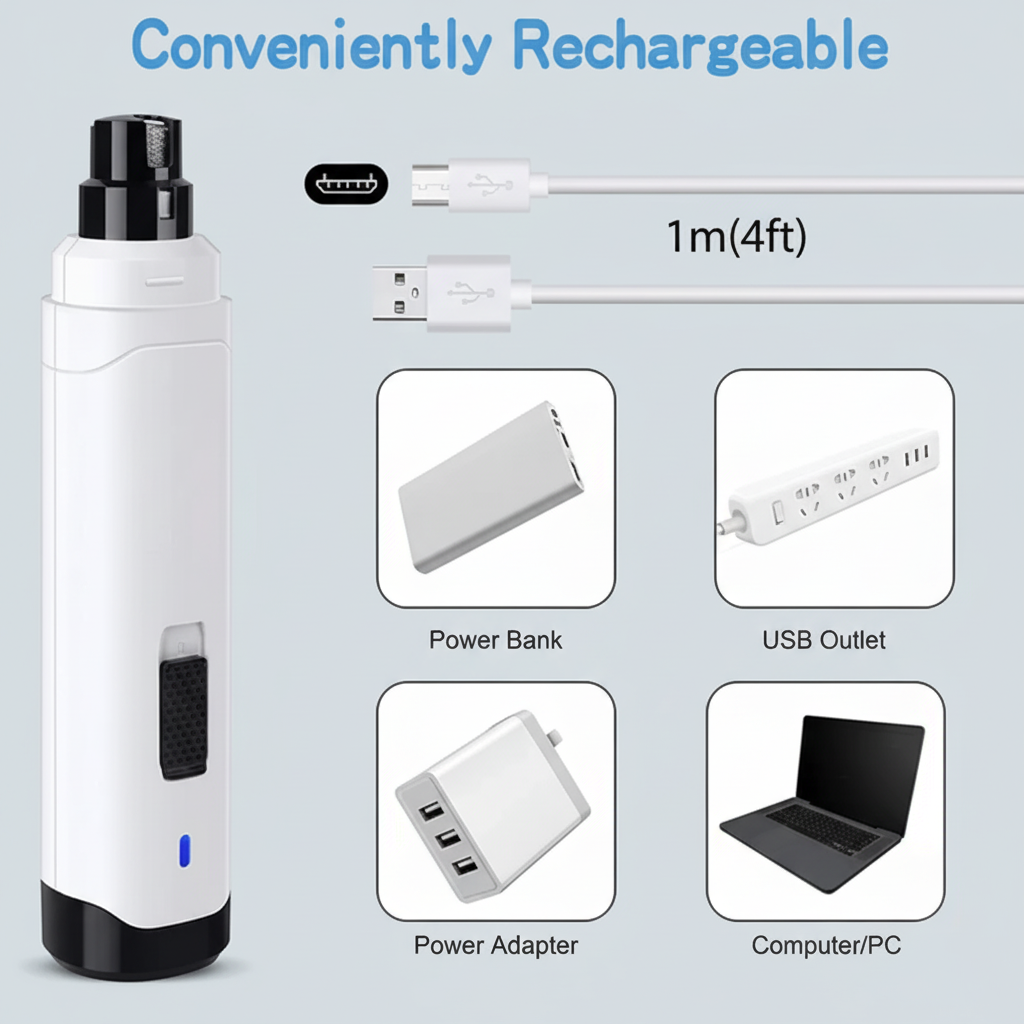 Upgraded Electric Dog Nail Trimmer